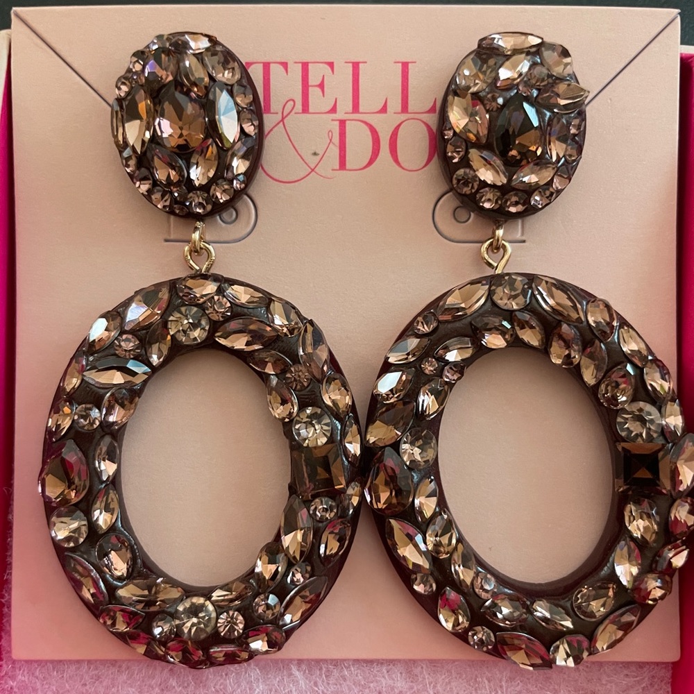 Stella & Dot Amour Statement Earrings
